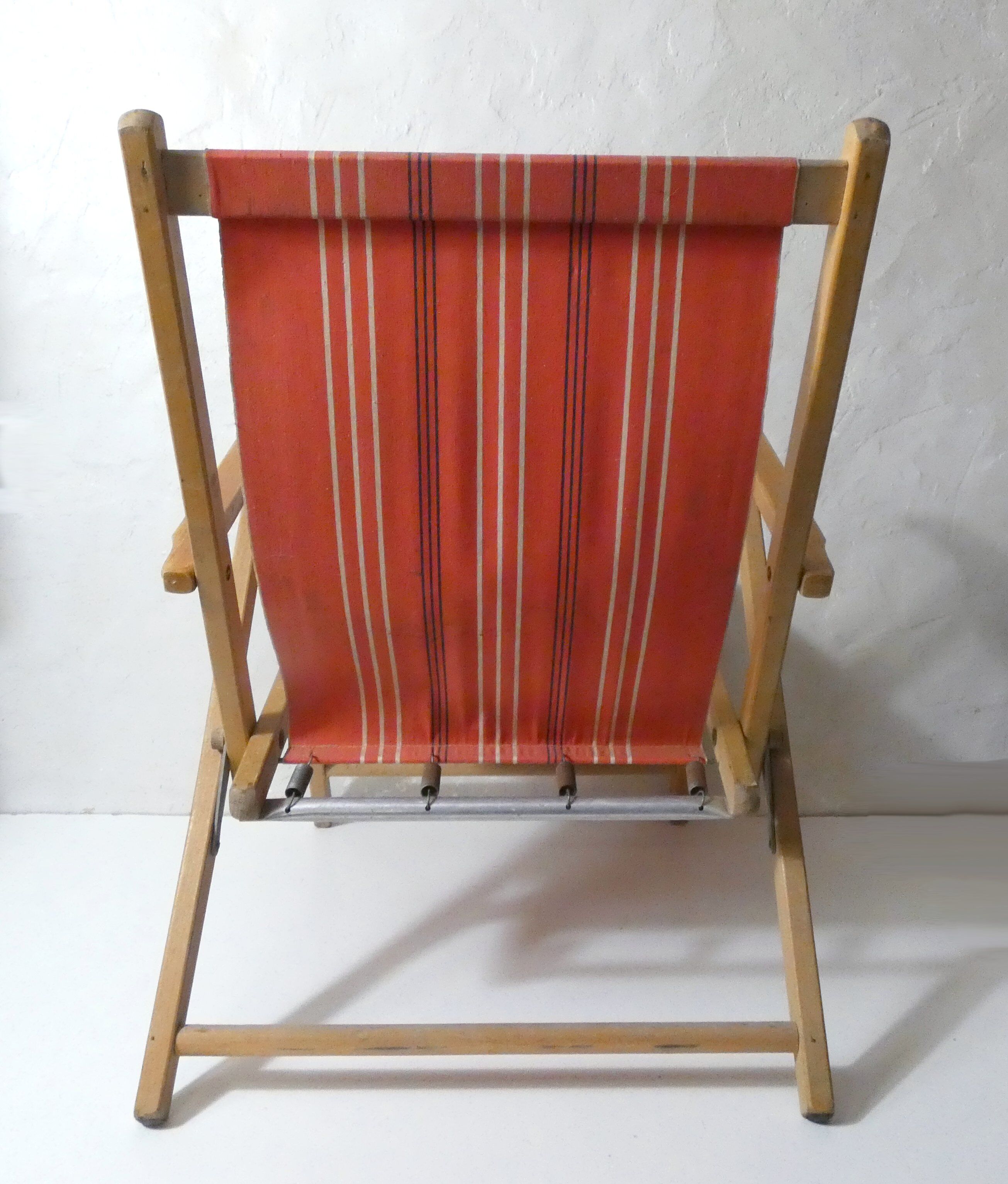 Fauteuil pliant années 50 style transat chilienne