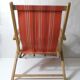 Fauteuil pliant années 50 style transat chilienne