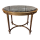Table guéridon style Louis XVI en bois doré
