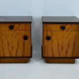 1940s Set of Bedside Tables , Czechoslovakia
