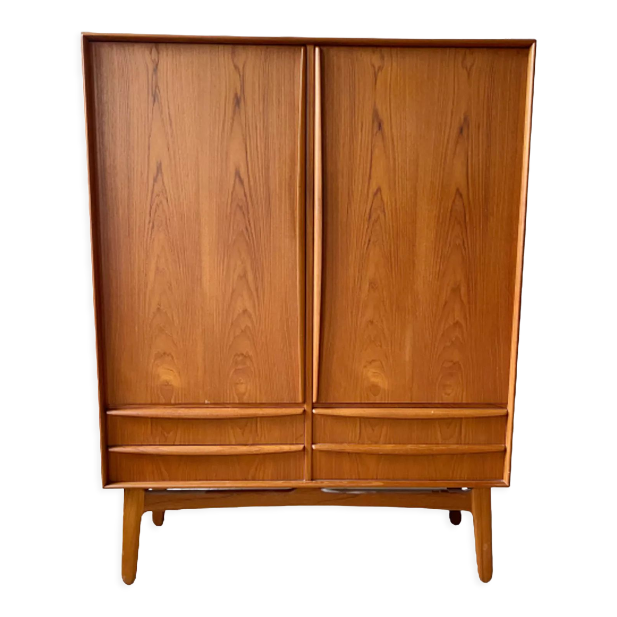 Teak Highboard by Svend Aage Madsen for K. Knudsen & Son
