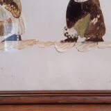 Set of 2 butterfly wing paintings