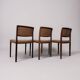 Mid-century modern cognac leather dining chairs, Germany 1960s