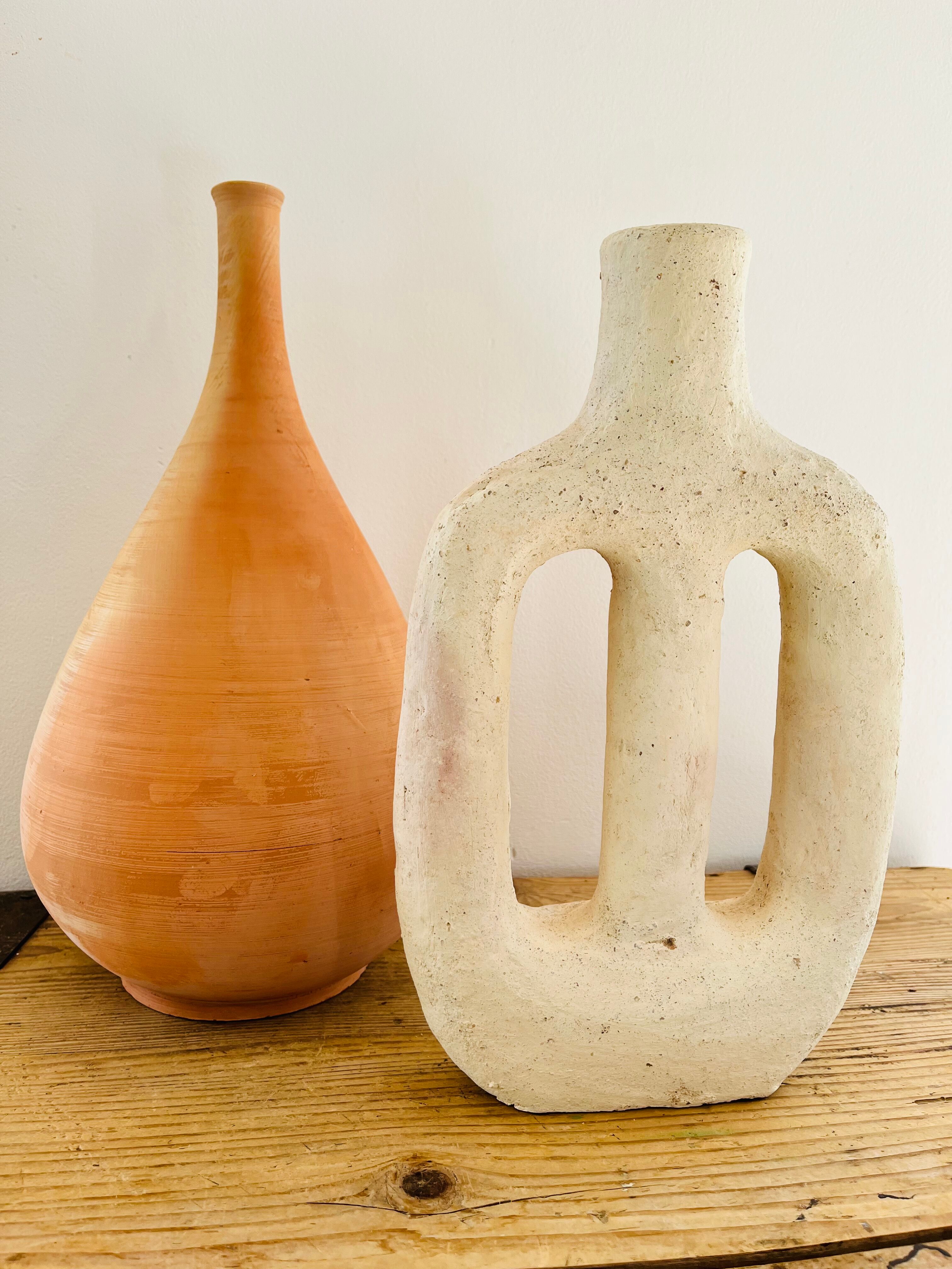 Moroccan pottery Tamegroute blanche