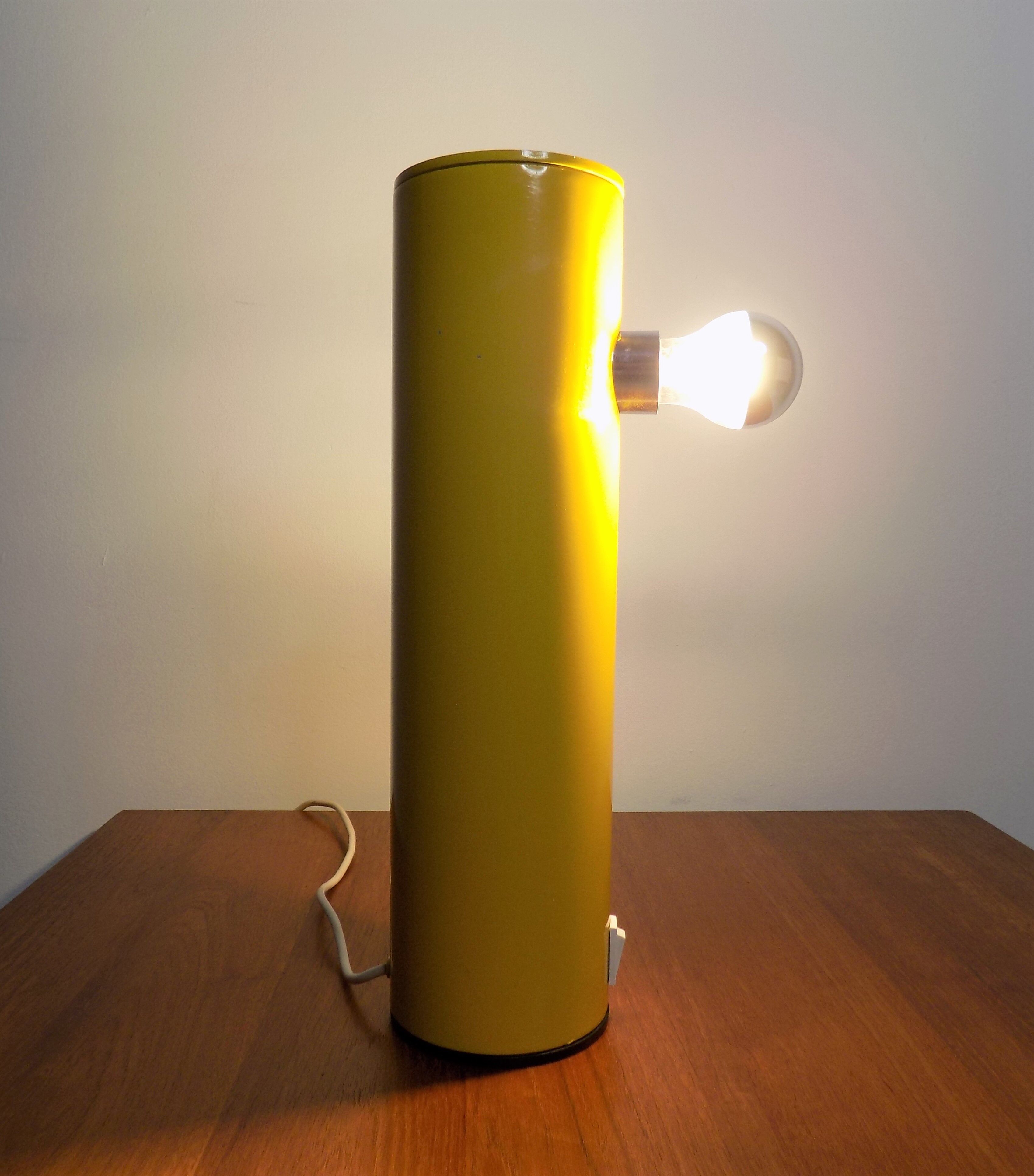 Hillebrand table lamp Cylinder 70s