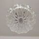 Vintage molded glass pendant lamp from the 50s/60s
