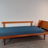 Vintage Norwegian daybed sofa, Restored, 1970s