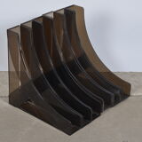 Boomerang plexiglass vinyl storage 1970