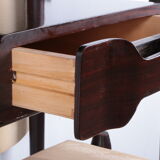Ico Parisi Wall unit with mirror and stool 1950 Italy