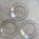 Lot de 7 assiettes transparentes