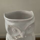 Vintage ceramic owl umbrella stand from the 70s