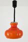 Suspension opaline orange des années 70