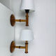 Pair of Scandinavian wall lights from the 1960s.