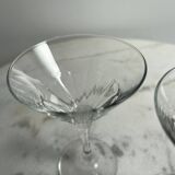 Set of 2 Luminarc stemmed glasses