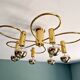 Brass ceiling light, Cosack Leuchten, 1970s