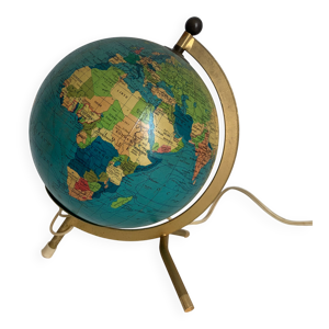 globe vintage 1967 terrestre - mappemonde