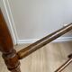 Vintage turned wooden towel rack