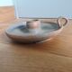 Ceramic cellar rat candle holder signed