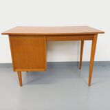 Vintage oak wood desk from the 60s
