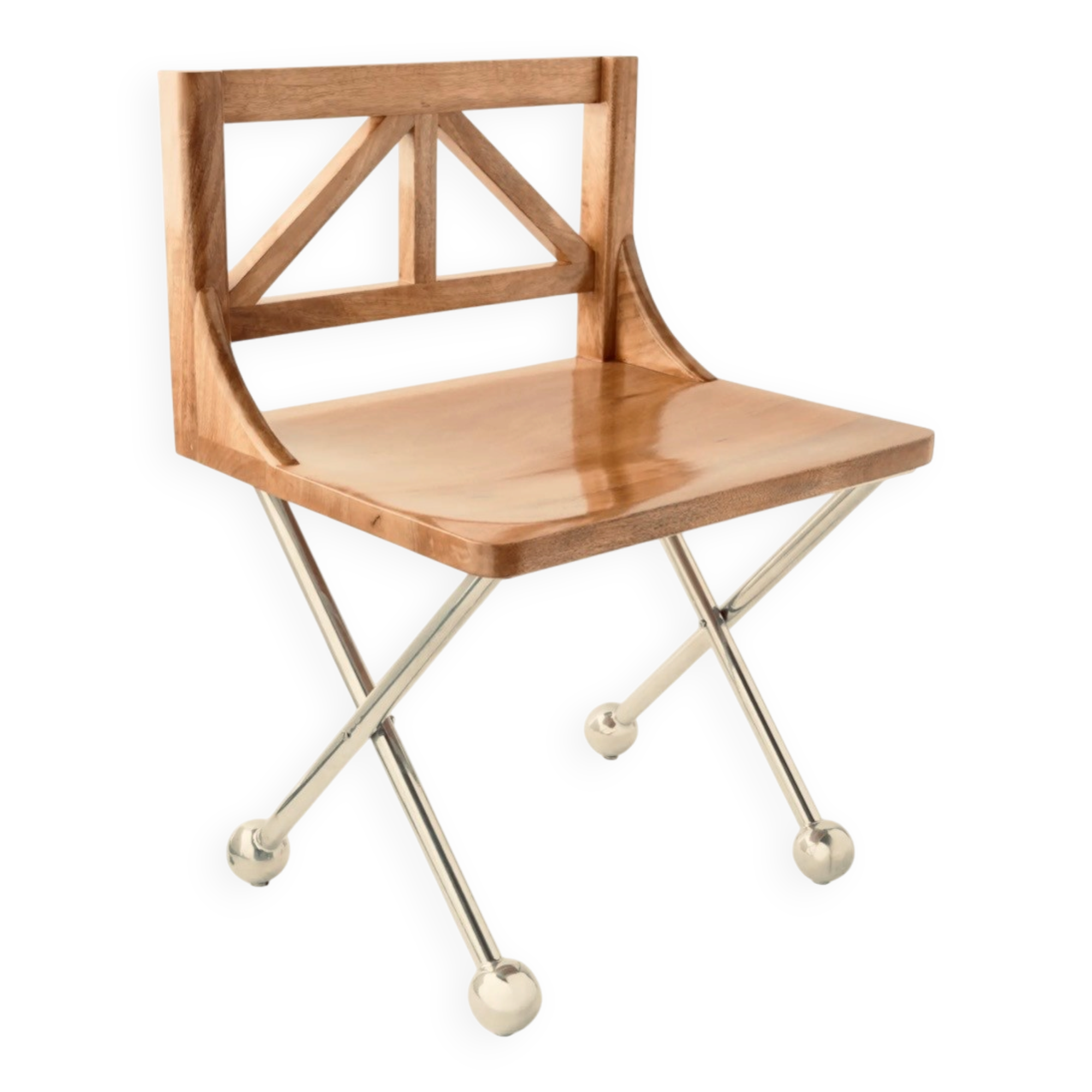 Mango wood chair by Louis Barthelemy
