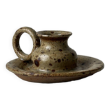 Pyrite stoneware candle holder