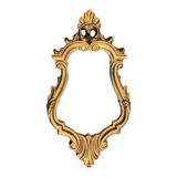 Antique wall mirror in gold leaf resin