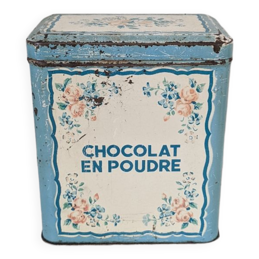 Boîte Métal Vintage Chocolat Suisse - Vide - Carrée - Collection - Années 2000