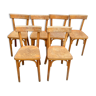 Set de six chaises bistrot Baumann