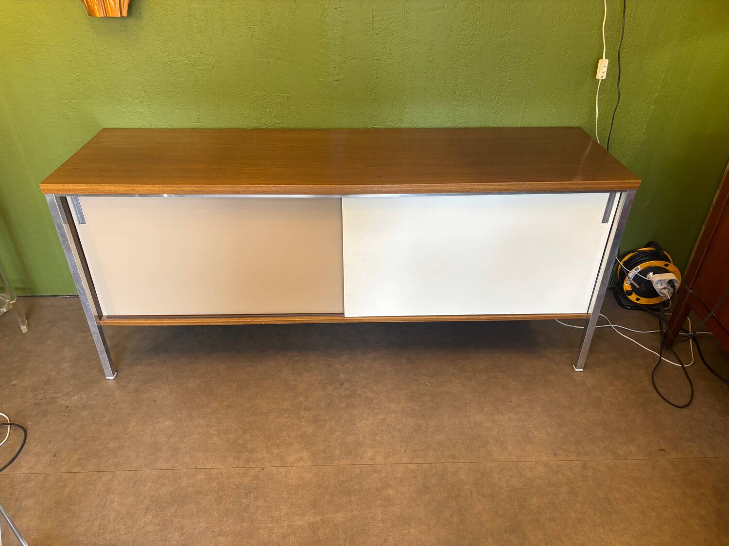 70s sliding door sideboard
