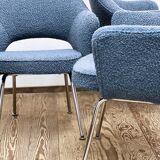 Set of 4 Executive Armchairs by Eero Saarinen, Knoll International, Germany