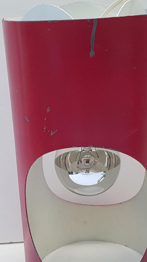 Lampe métal à poser années 60
