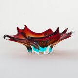 Platter, Murano glass, Italian design, 1970s, production: Italy