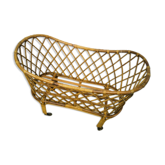 Rattan cradle