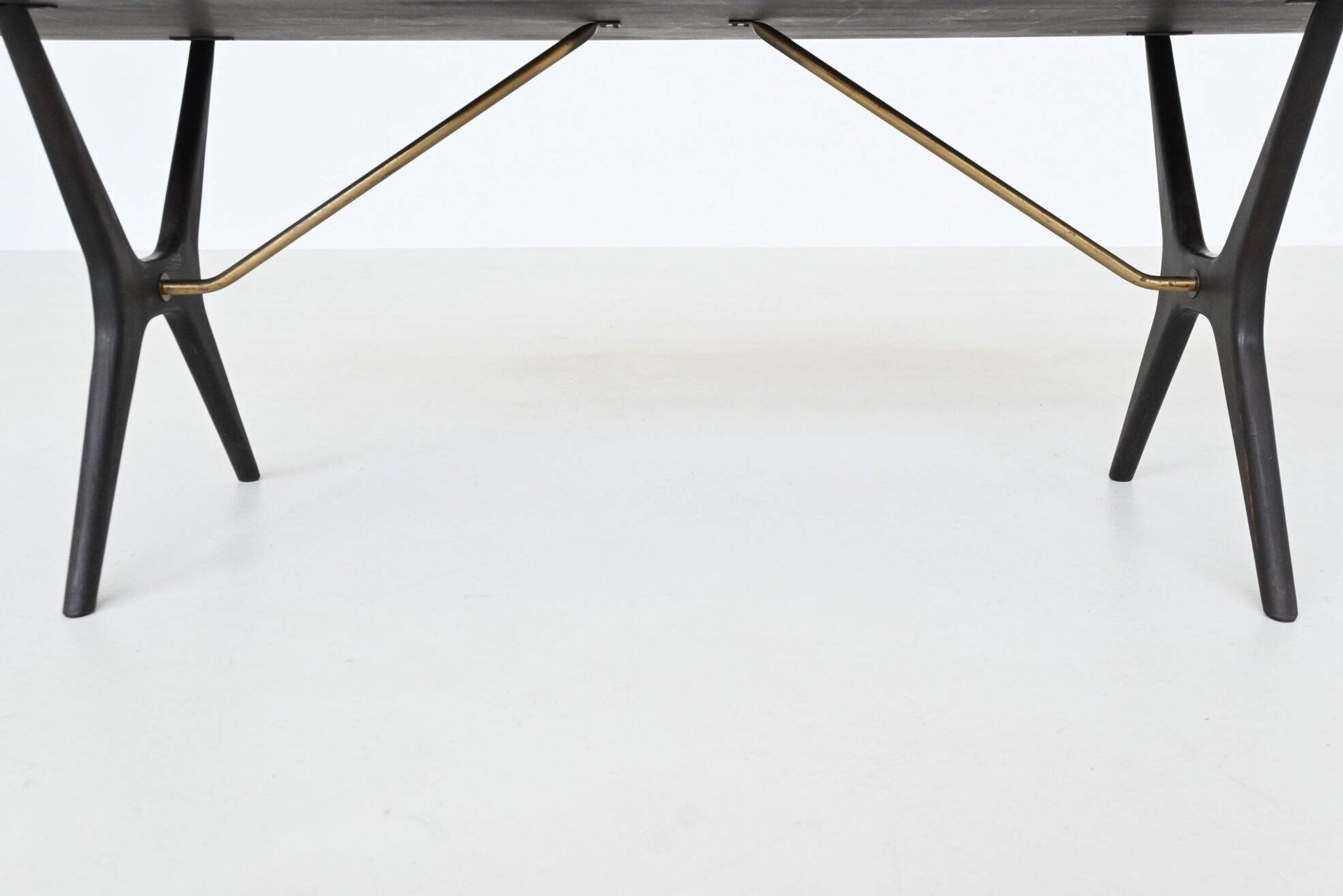 Table basse sculpturale Karl Ekselius en palissandre JOC Suède 1960