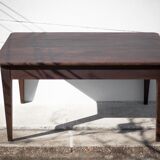 Farm table pear wood, old wood table, table 2 drawers, kitchen, countryside, chalet