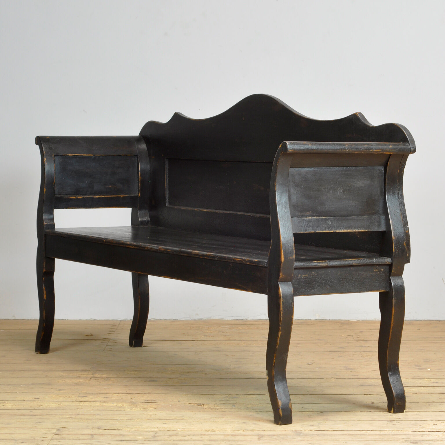 Antique Pine Bench, 1920s