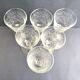 Set de 6 verres à porto ciselés