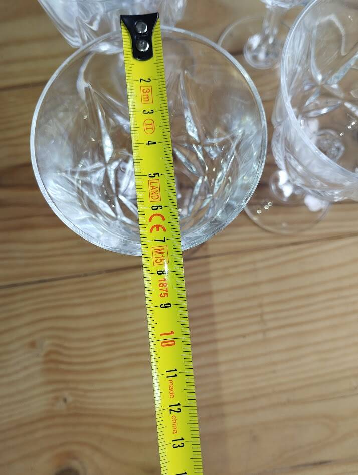 Service of 18 crystal glasses "Auteuil" – Cristal d'Arques – France