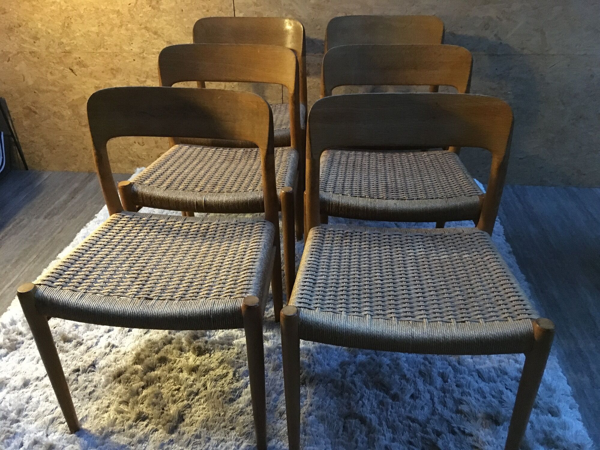 set of six Danish Chair of Niels O MÖLLER