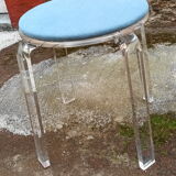 Plexiglas stool from the 80s