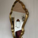 Baroque gilded wood mirror 60x40cm