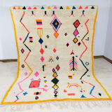Handmade moroccan berber carpet 270 x 156 cm