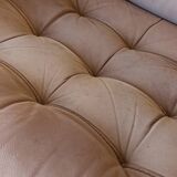 Genega Møbler leather armchair, Denmark, 1960s.