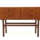 Commode scandinave en teck, Suède, 1960