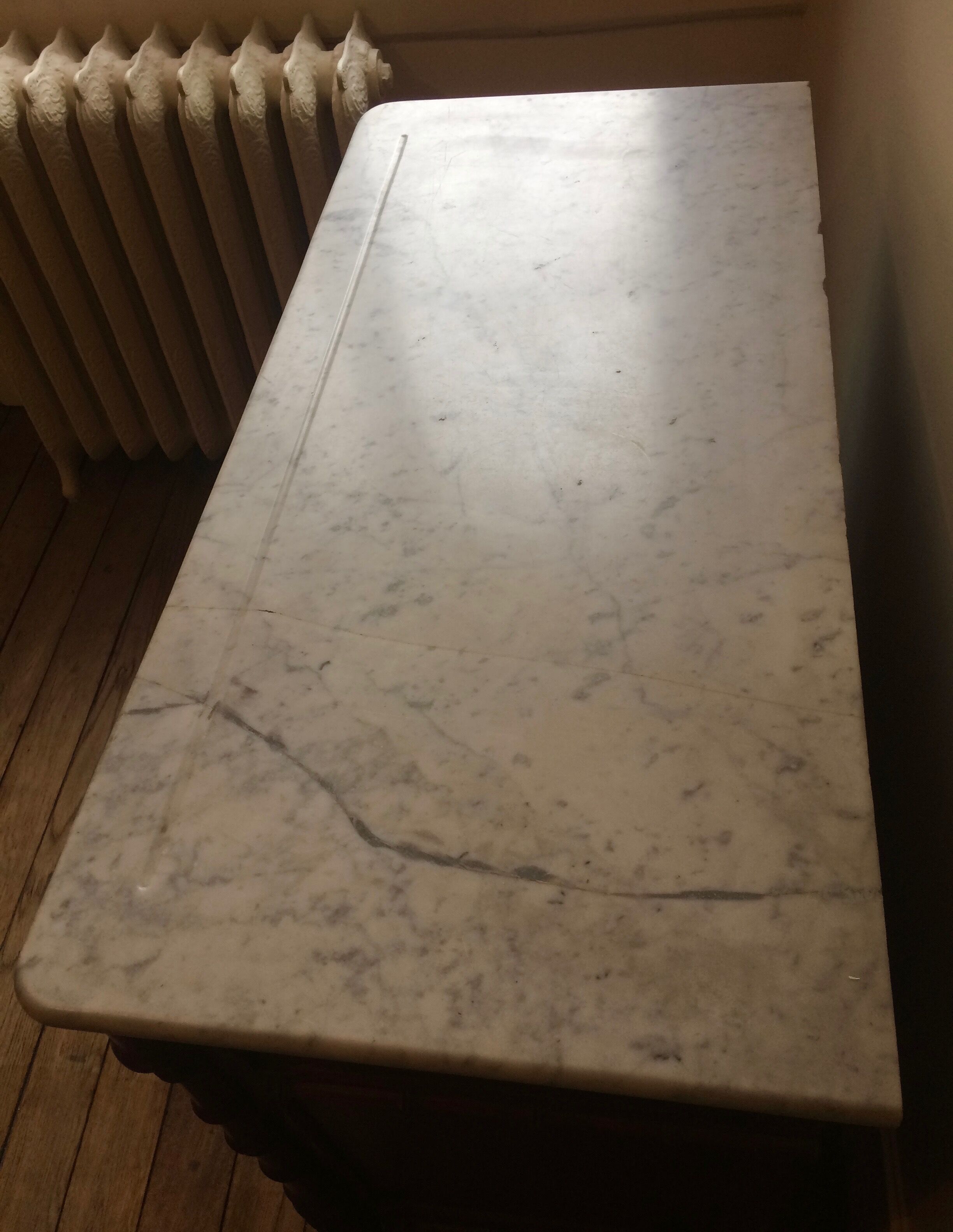 Commode en pitchpin fin XIXème