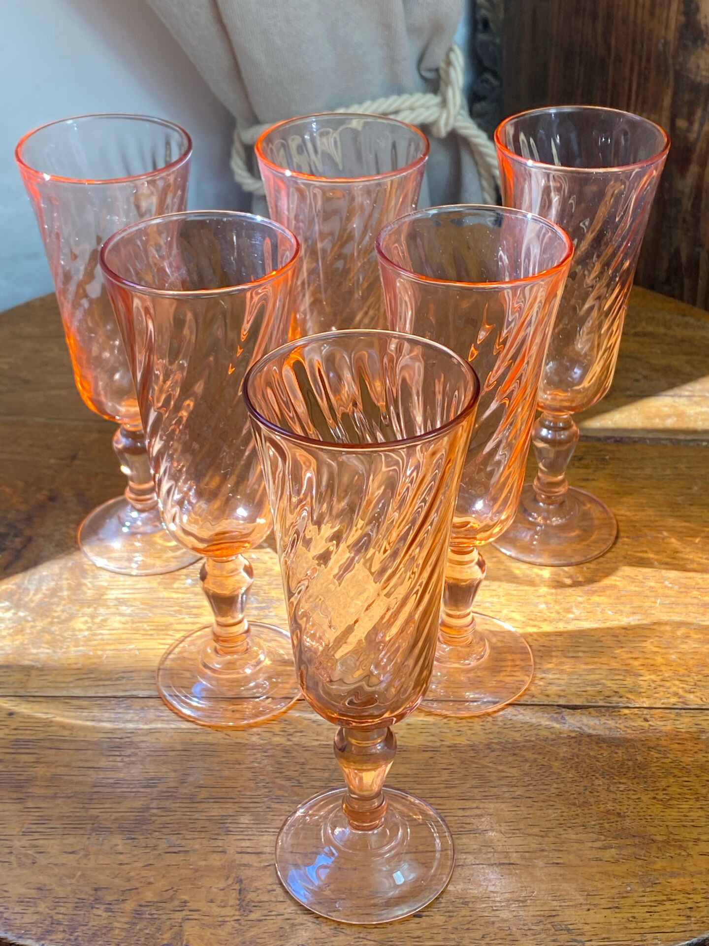 Flûtes à champagne, modèle Rosaline
