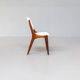 4 60s teak dining chairs for Mahjongg Holland