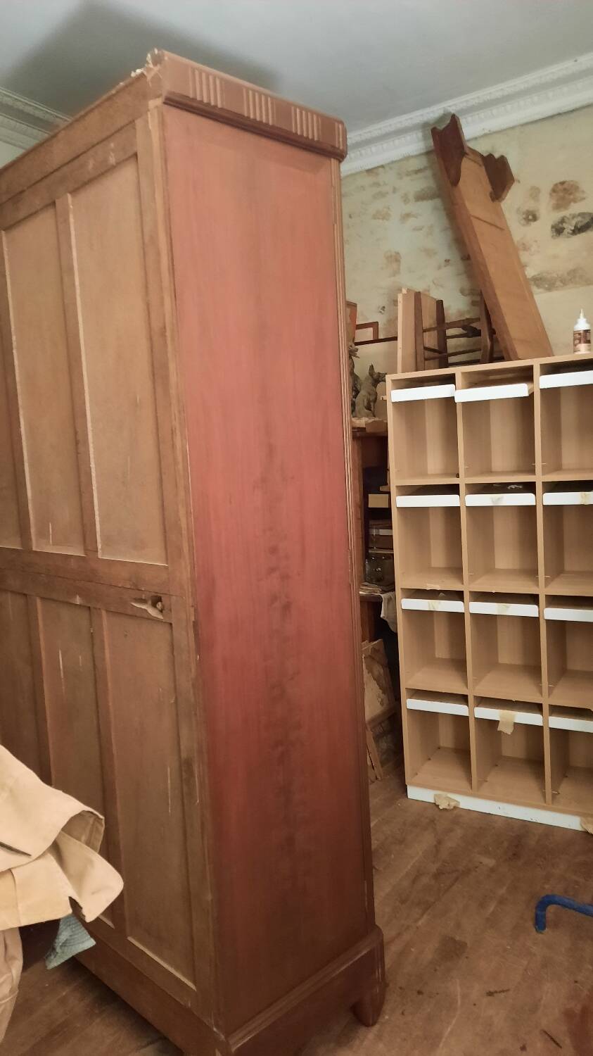 Old art deco style wardrobe