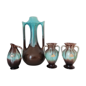Ensemble de 4 vases west