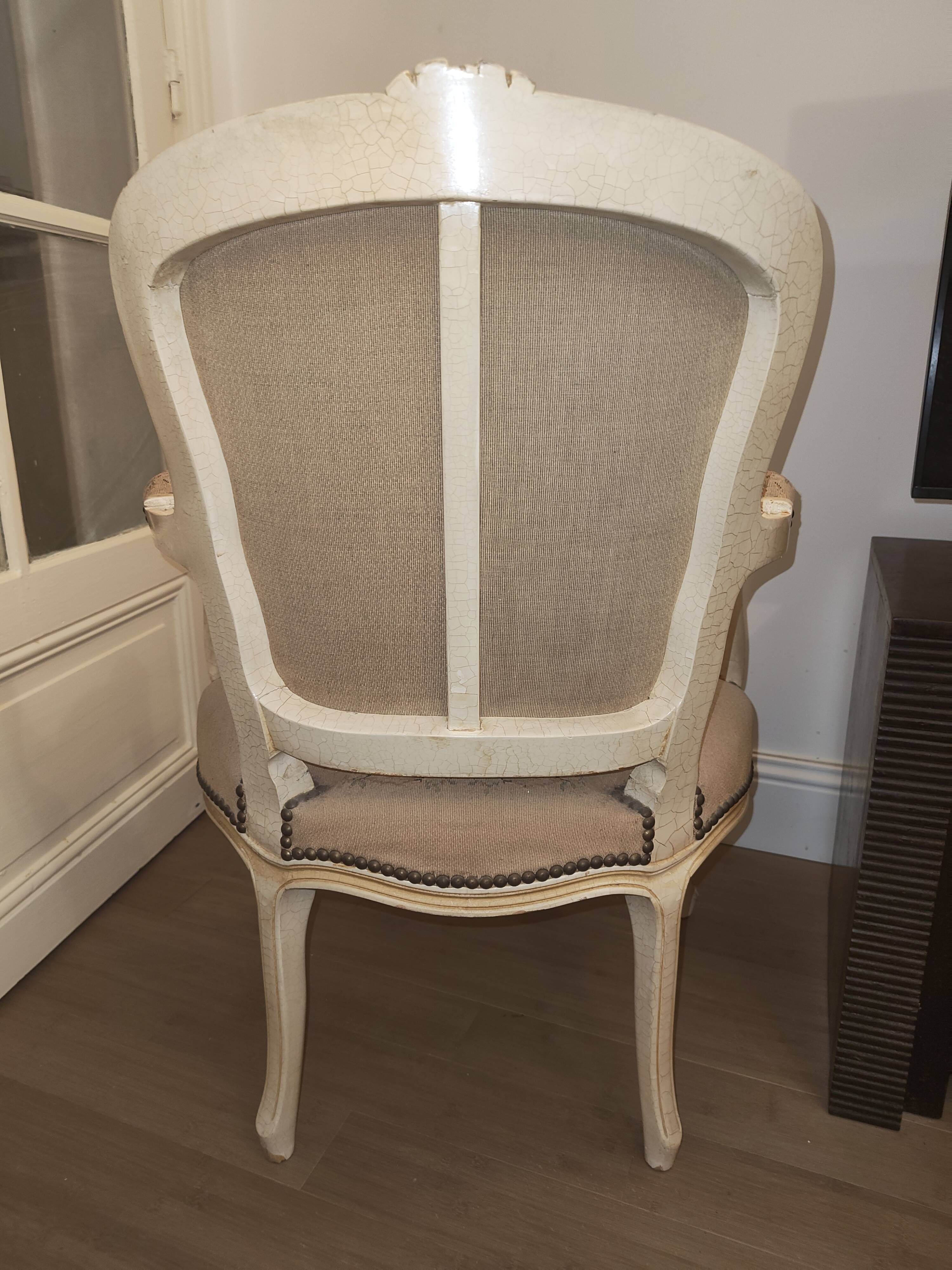 Fauteuil cabriolet Louis XV